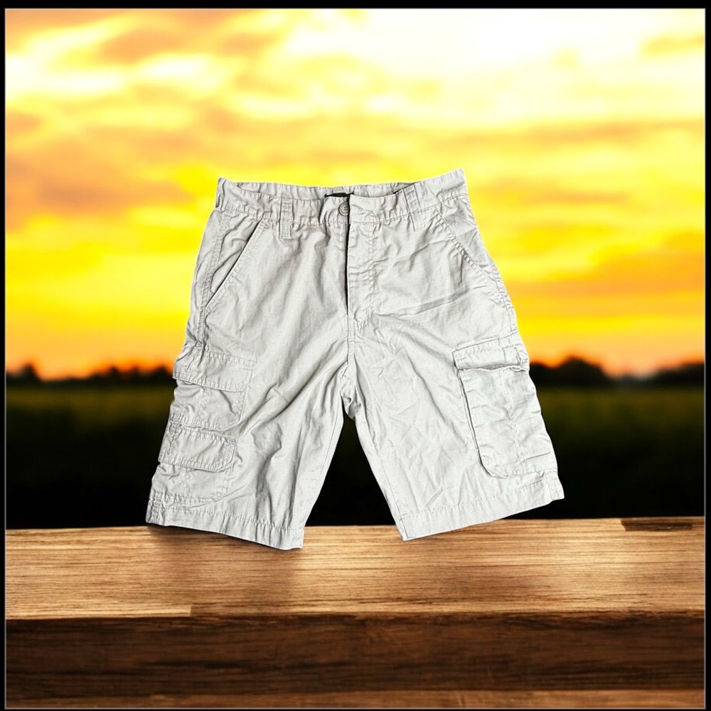 WILLIAMS RAST MEN SHORTS  Gray Cargo Shorts